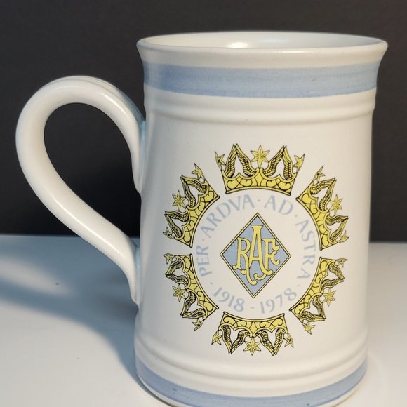 Tankard Royal Air Force Diamond Jubilee 1978 Collector RAF Denby - Picture 1 of 5